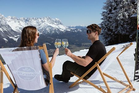 Sonnenskilauf Wilder Kaiser Genießen